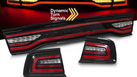Full LED stražnja svjetla SEQ žmigavci / Dodge Charger (2011-2015), LDDO01