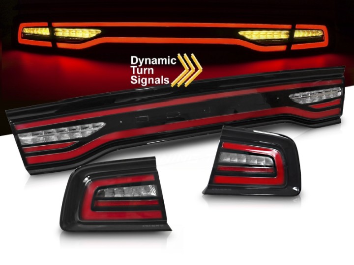 Full LED stražnja svjetla SEQ žmigavci / Dodge Charger (2011-2015), LDDO01