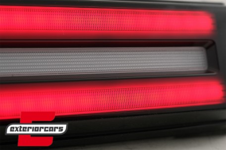 Full LED stražnja svjetla SEQ žmigavci Facelift 2018 dizajn (crna) / Mercedes G-klasa W463 (2008-2017), TLMBW463NLB