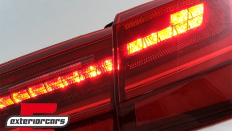 Full LED stražnja svjetla SEQ žmigavci Facelift dizajn (crvena/kristal) / Audi A6 4G C7 limuzina (2011-2014), LDAUG0