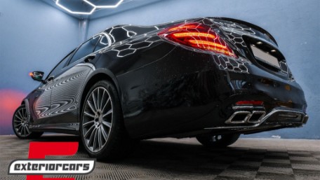 Full LED stražnja svjetla SEQ žmigavci Facelift dizajn (crvena/kristal) / Mercedes S-klasa W222 (2013-2017), TLMBW222F