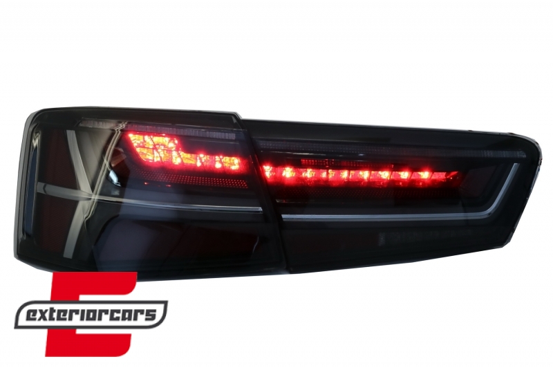 Full LED stražnja svjetla SEQ žmigavci Facelift dizajn (smoke) / Audi A6 4G C7 limuzina (2011-2014), LDAUG1