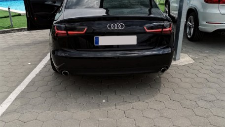 Full LED stražnja svjetla SEQ žmigavci Facelift dizajn (smoke) / Audi A6 4G C7 limuzina (2011-2014), LDAUG1