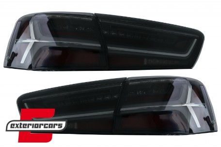 Full LED stražnja svjetla SEQ žmigavci Facelift dizajn (smoke) / Audi A6 4G C7 limuzina (2011-2014), LDAUG1