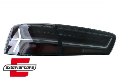 Full LED stražnja svjetla SEQ žmigavci Facelift dizajn (smoke) / Audi A6 4G C7 limuzina (2011-2014), LDAUG1