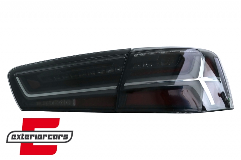 Full LED stražnja svjetla SEQ žmigavci Facelift dizajn (smoke) / Audi A6 4G C7 limuzina (2011-2014), LDAUG1