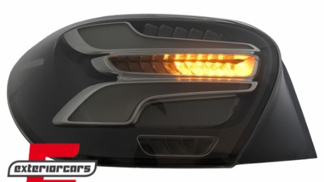 Full LED stražnja svjetla SEQ žmigav
ci Facelift dizajn (smoke) / Mercedes A-klasa W176 (2013-08.2015), TLMBW176FS