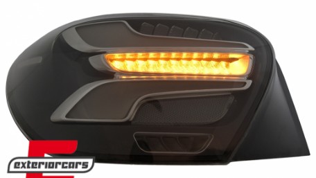 Full LED stražnja svjetla SEQ žmigavci Facelift dizajn (smoke) / Mercedes A-klasa W176 (2013-08.2015), TLMBW176FS