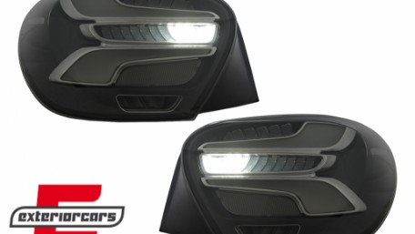 Full LED stražnja svjetla SEQ žmigavci Facelift dizajn (smoke) / Mercedes A-klasa W176 (2013-08.2015), TLMBW176FS