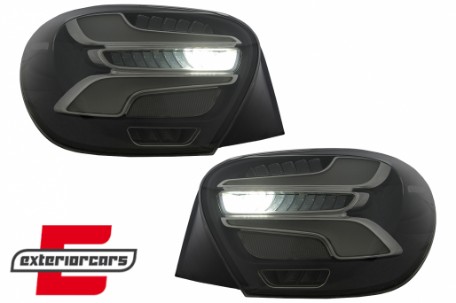 Full LED stražnja svjetla SEQ žmigavci Facelift dizajn (smoke) / Mercedes A-klasa W176 (2013-08.2015), TLMBW176FS