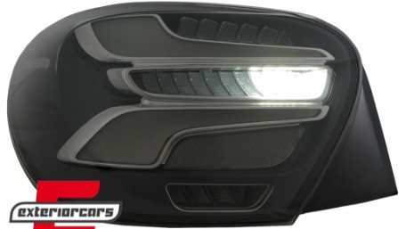 Full LED stražnja svjetla SEQ žmigavci Facelift dizajn (smoke) / Mercedes A-klasa W176 (2013-08.2015), TLMBW176FS