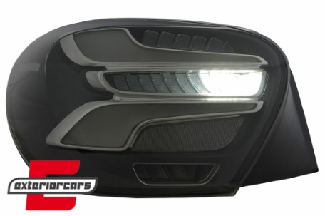 Full LED stražnja svjetla SEQ žmigavci Facelift dizajn (smoke) / Mercedes A-klasa W176 (2013-08.2015), TLMBW176FS
