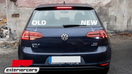 Full LED stražnja svjetla SEQ žmigavci Facelift G7.5 look (crvena) / VW Golf 7 & 7.5 VII (2012-2019), LDVWV0