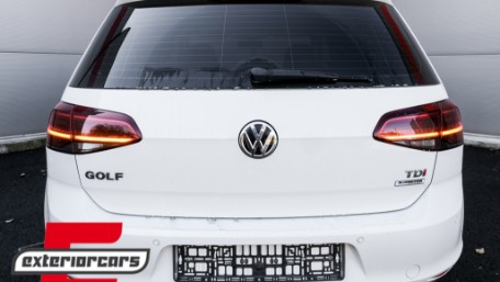 Full LED stražnja svjetla SEQ žmigavci Facelift G7.5 look (crvena) / VW Golf 7 & 7.5 VII (2012-2019), LDVWV0