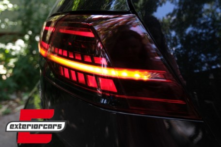 Full LED stražnja svjetla SEQ žmigavci Facelift G7.5 look (crvena) / VW Golf 7 & 7.5 VII (2012-2019), LDVWV0