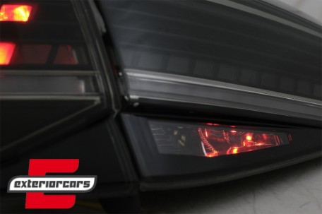 Full LED stražnja svjetla SEQ žmigavci Facelift G7.5 look (smoke) / VW Golf 7 & 7.5 VII (2012-2019), LDVWV1