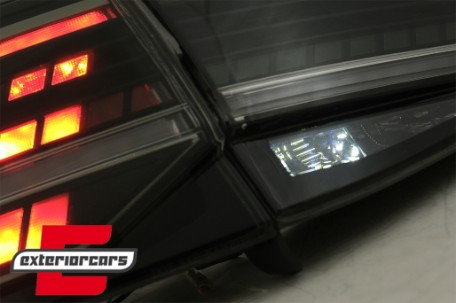 Full LED stražnja svjetla SEQ žmigavci Facelift G7.5 look (smoke) / VW Golf 7 & 7.5 VII (2012-2019), LDVWV1