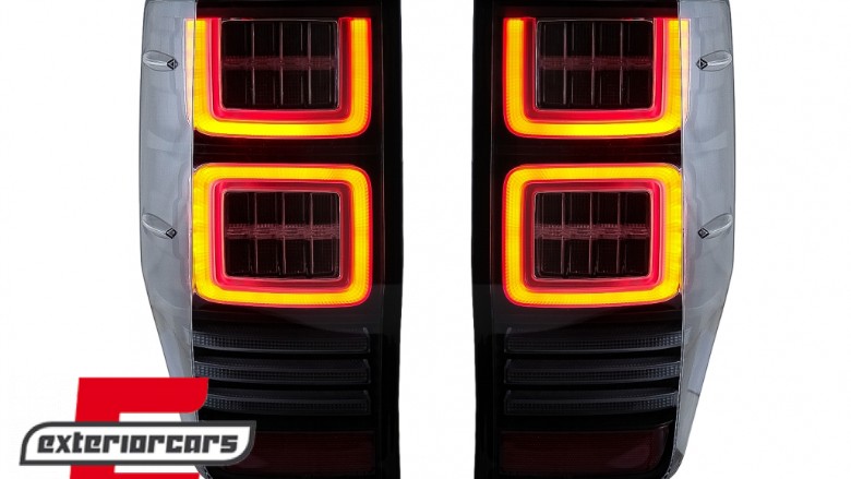 Full LED stražnja svjetla SEQ žmigavci / Ford Ranger (2012-2018), TLFRNGT6