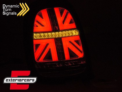 Full LED stražnja svjetla SEQ žmigavci JCW dizajn (crvena/kristal) / MINI ONE F55 F56 F57 3V 5V Cabrio (2014-2018), LDMC12