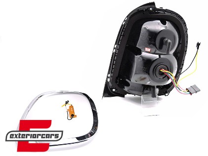 Full LED stražnja svjetla SEQ žmigavci JCW dizajn (crvena/kristal) / MINI ONE F55 F56 F57 3V 5V Cabrio (2014-2018), LDMC12