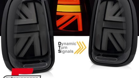 Full LED stražnja svjetla SEQ žmigavci JCW dizajn (smoke) / MINI COOPER R60 COUNTRYMAN (2010-2016), LDMC22