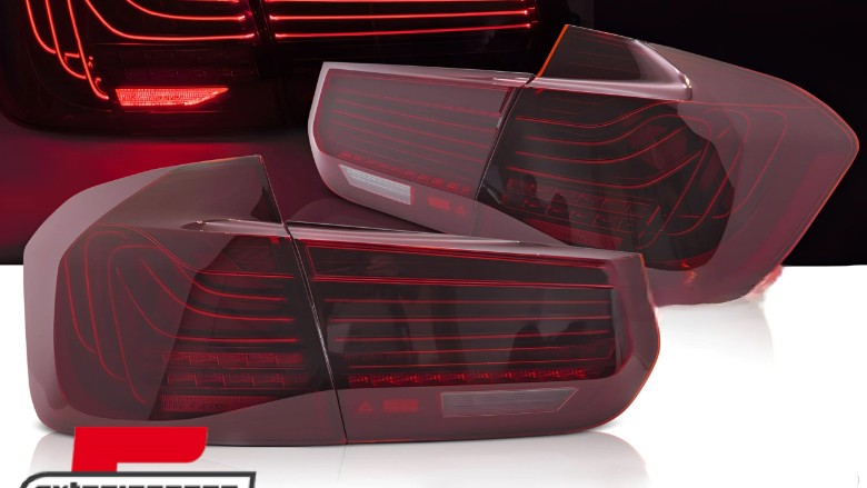 Full LED stražnja svjetla SEQ žmigavci LASER look (crvena) / BMW serije 3 F30 F35 F80 (2011-2019), LDBMM5