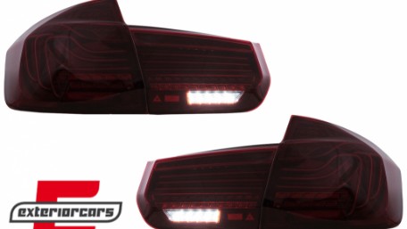 Full LED stražnja svjetla SEQ žmigavci LASER look (crvena) / BMW serije 3 F30 F35 F80 (2011-2019), LDBMM5