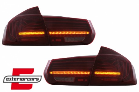 Full LED stražnja svjetla SEQ žmigavci LASER look (crvena) / BMW serije 3 F30 F35 F80 (2011-2019), LDBMM5
