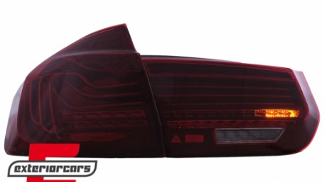 Full LED stražnja svjetla SEQ žmigavci LASER look (crvena) / BMW serije 3 F30 F35 F80 (2011-2019), LDBMM5