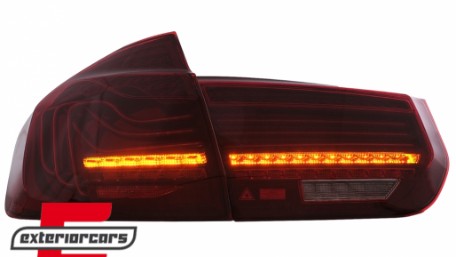 Full LED stražnja svjetla SEQ žmigavci LASER look (crvena) / BMW serije 3 F30 F35 F80 (2011-2019), LDBMM5