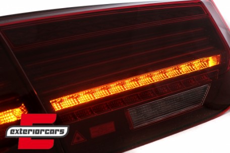 Full LED stražnja svjetla SEQ žmigavci LASER look (crvena) / BMW serije 3 F30 F35 F80 (2011-2019), LDBMM5