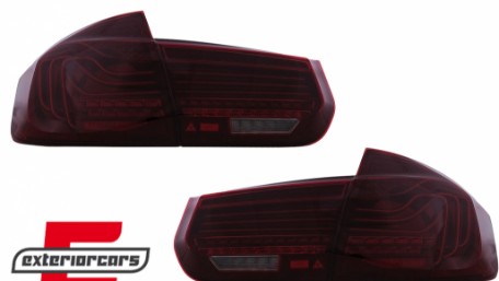 Full LED stražnja svjetla SEQ žmigavci LASER look (crvena) / BMW serije 3 F30 F35 F80 (2011-2019), LDBMM5