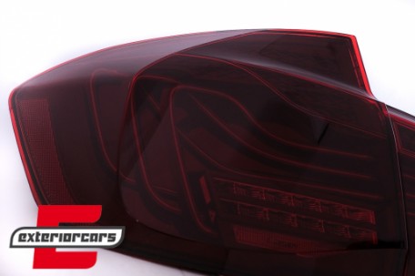 Full LED stražnja svjetla SEQ žmigavci LASER look (crvena) / BMW serije 3 F30 F35 F80 (2011-2019), LDBMM5