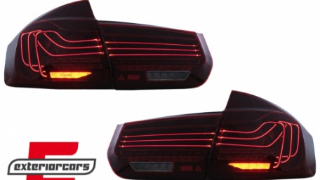 Full LED stražnja svjetla SEQ žmigavci LASER look (crvena) / BMW serije 3 F30 F35 F80 (2011-2019), LDBMM5