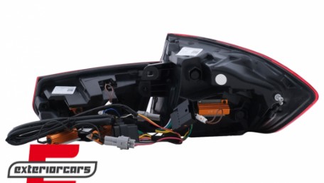 Full LED stražnja svjetla SEQ žmigavci LASER look (crvena) / BMW serije 3 F30 F35 F80 (2011-2019), LDBMM5