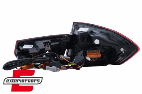 Full LED stražnja svjetla SEQ žmigavci LASER look (crvena) / BMW serije 3 F30 F35 F80 (2011-2019), LDBMM5