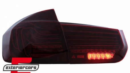 Full LED stražnja svjetla SEQ žmigavci LASER look (crvena) / BMW serije 3 F30 F35 F80 (2011-2019), LDBMM5