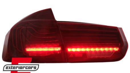 Full LED stražnja svjetla SEQ žmigavci LASER look (crvena) / BMW serije 3 F30 F35 F80 (2011-2019), LDBMM5