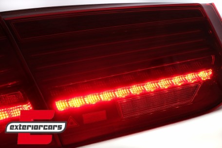 Full LED stražnja svjetla SEQ žmigavci LASER look (crvena) / BMW serije 3 F30 F35 F80 (2011-2019), LDBMM5
