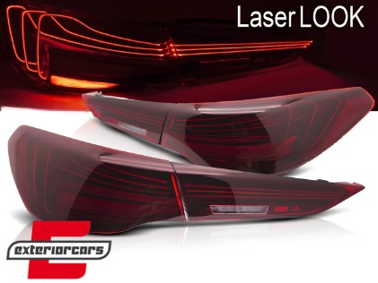 Full LED stražnja svjetla SEQ žmigavci LASER look (crvena) / BMW serije 4 G22 G23 (2020-), LDBMM1