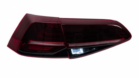 Full LED stražnja svjetla SEQ žmigavci LASER look (crvena) / VW Golf 7 & 7.5 VII (2012-2019), LDVWW6