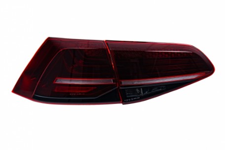 Full LED stražnja svjetla SEQ žmigavci LASER look (crvena) / VW Golf 7 & 7.5 VII (2012-2019), LDVWW6