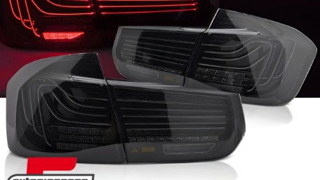 Full LED stražnja svjetla SEQ žmigavci LASER look (smoke) / BMW serije 3 F30 F35 F80 (2011-2019), LDBMM6