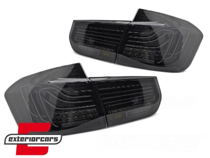 Full LED stražnja svjetla SEQ žmigavci LASER look (smoke) / BMW serije 3 F30 F35 F80 (2011-2019), LDBMM6