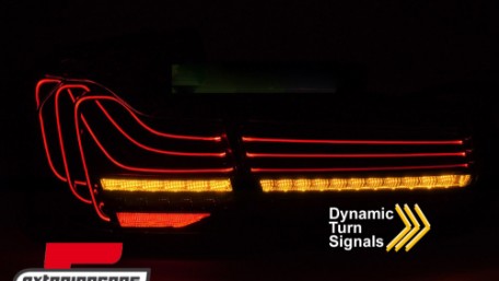 Full LED stražnja svjetla SEQ žmigavci LASER look (smoke) / BMW serije 3 F30 F35 F80 (2011-2019), LDBMM6