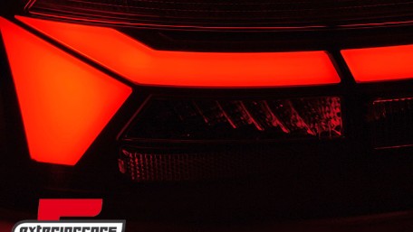 Full LED stražnja svjetla SEQ žmigavci LedBar dizajn (crna) / Audi A5 8T Facelift (2012-2016), LDAUJ6