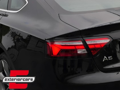 Full LED stražnja svjetla SEQ žmigavci LedBar dizajn (crvena/kristal) / Audi A5 8T Facelift (2012-2016), LDAUJ5