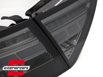 Full LED stražnja svjetla SEQ žmigavci LedBar dizajn (smoke) / Audi A5 8T Facelift (2012-2016), LDAUJ7