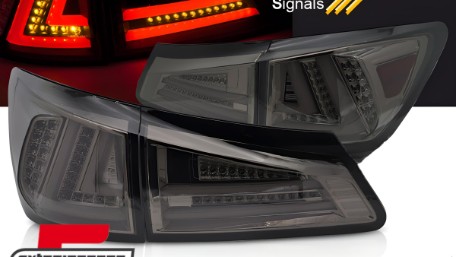 Full LED stražnja svjetla SEQ žmigavci LedBar dizajn (smoke) / Lexus IS XE20 (2006-2012), LDLE13