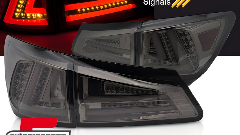 Full LED stražnja svjetla SEQ žmigavci LedBar dizajn (smoke) / Lexus IS XE20 (2006-2012), LDLE13